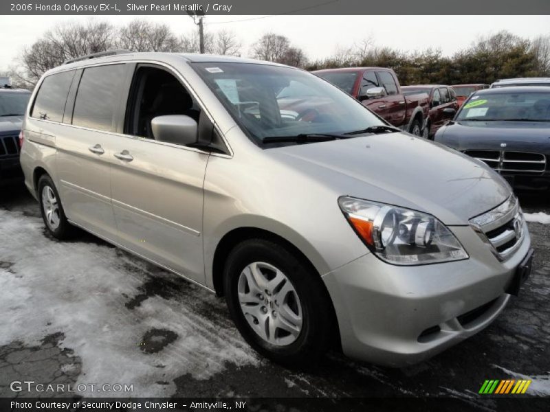 Silver Pearl Metallic / Gray 2006 Honda Odyssey EX-L