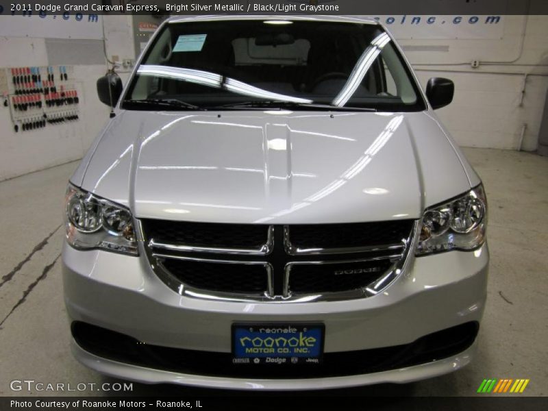Bright Silver Metallic / Black/Light Graystone 2011 Dodge Grand Caravan Express