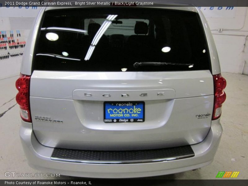 Bright Silver Metallic / Black/Light Graystone 2011 Dodge Grand Caravan Express