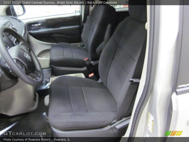 Bright Silver Metallic / Black/Light Graystone 2011 Dodge Grand Caravan Express