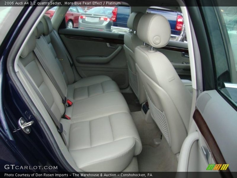 Moro Blue Pearl Effect / Platinum 2006 Audi A4 3.2 quattro Sedan