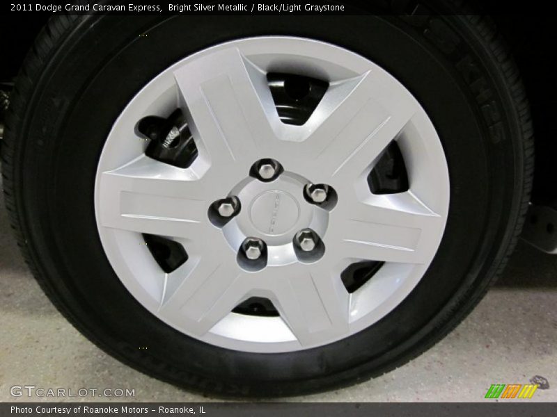 Bright Silver Metallic / Black/Light Graystone 2011 Dodge Grand Caravan Express