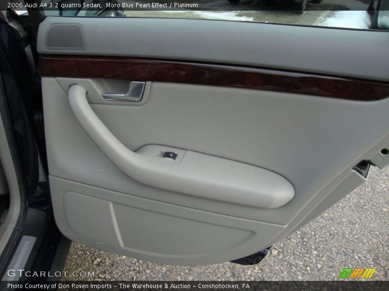 Moro Blue Pearl Effect / Platinum 2006 Audi A4 3.2 quattro Sedan