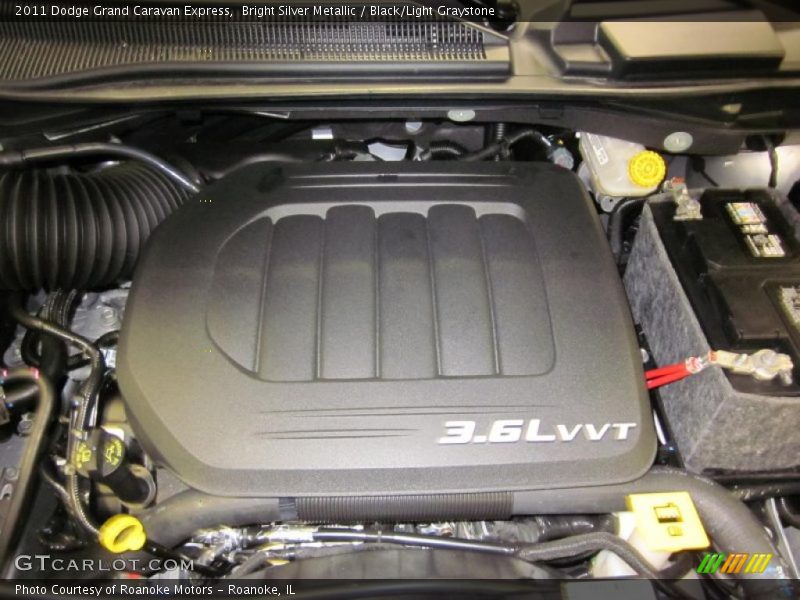 Bright Silver Metallic / Black/Light Graystone 2011 Dodge Grand Caravan Express