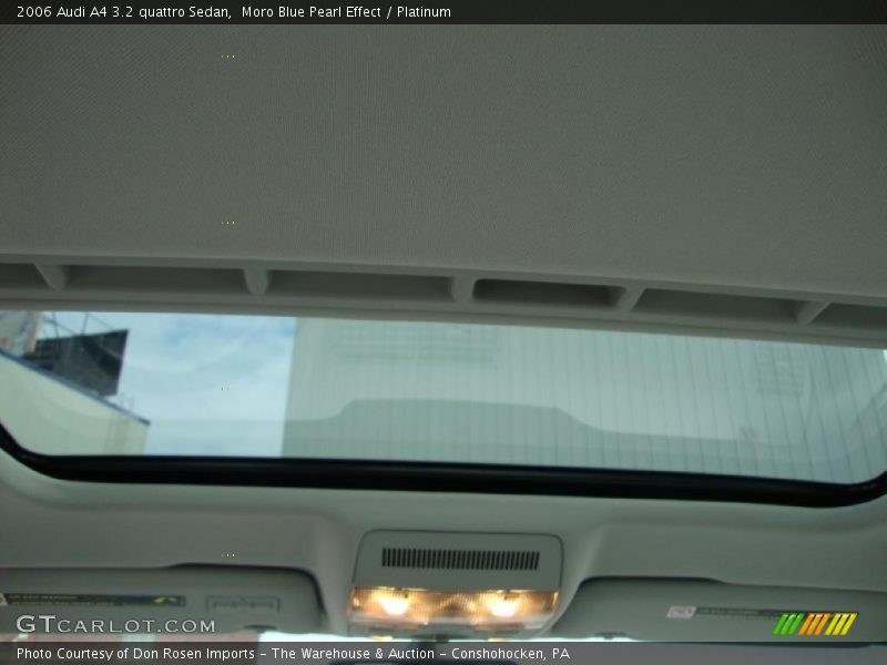 Moro Blue Pearl Effect / Platinum 2006 Audi A4 3.2 quattro Sedan