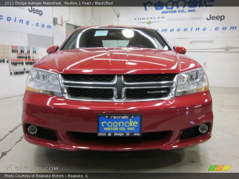 Redline 2 Pearl / Black/Red 2011 Dodge Avenger Mainstreet