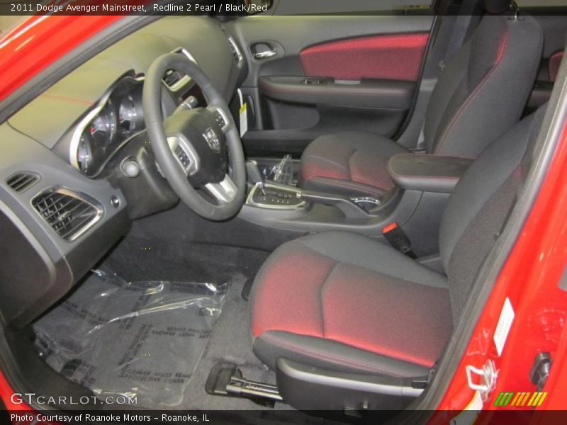 Redline 2 Pearl / Black/Red 2011 Dodge Avenger Mainstreet