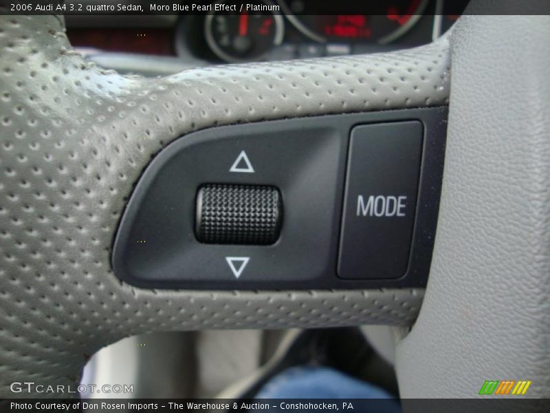 Moro Blue Pearl Effect / Platinum 2006 Audi A4 3.2 quattro Sedan