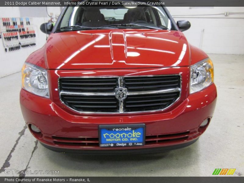 Inferno Red Crystal Pearl / Dark Slate/Medium Graystone 2011 Dodge Caliber Mainstreet
