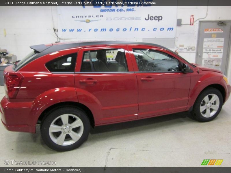 Inferno Red Crystal Pearl / Dark Slate/Medium Graystone 2011 Dodge Caliber Mainstreet