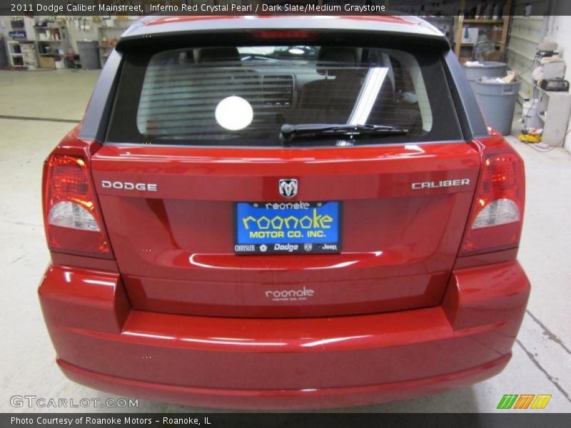 Inferno Red Crystal Pearl / Dark Slate/Medium Graystone 2011 Dodge Caliber Mainstreet