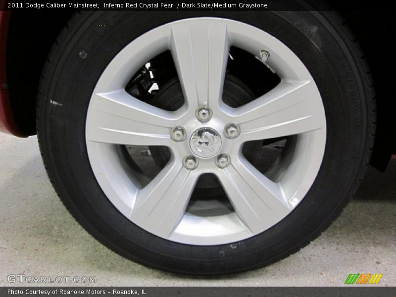 Inferno Red Crystal Pearl / Dark Slate/Medium Graystone 2011 Dodge Caliber Mainstreet