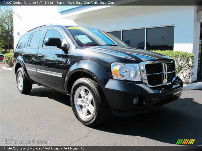 Brilliant Black / Dark Slate Gray/Light Slate Gray 2007 Dodge Durango SLT