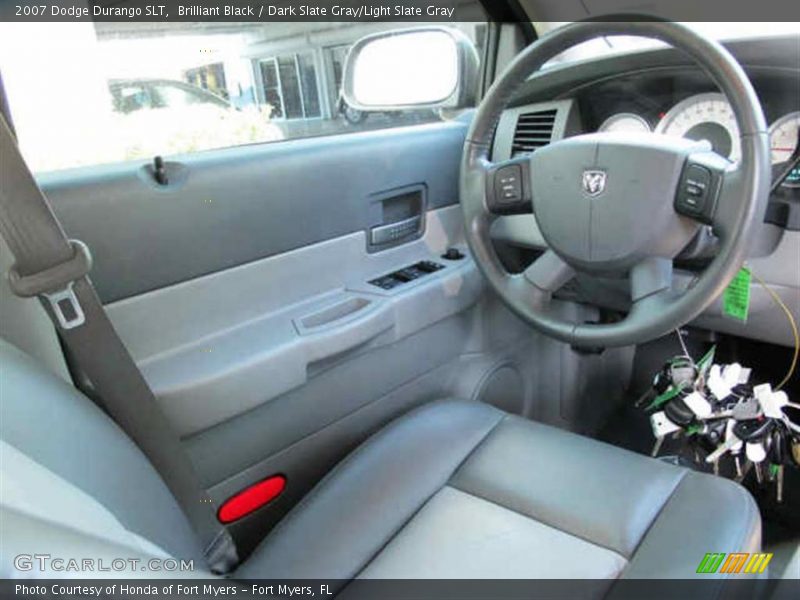 Brilliant Black / Dark Slate Gray/Light Slate Gray 2007 Dodge Durango SLT
