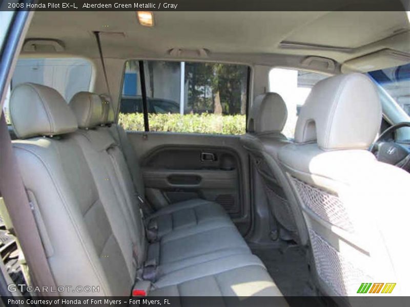 Aberdeen Green Metallic / Gray 2008 Honda Pilot EX-L