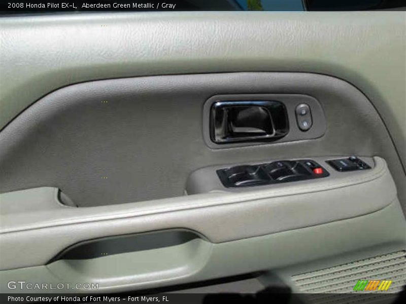 Aberdeen Green Metallic / Gray 2008 Honda Pilot EX-L