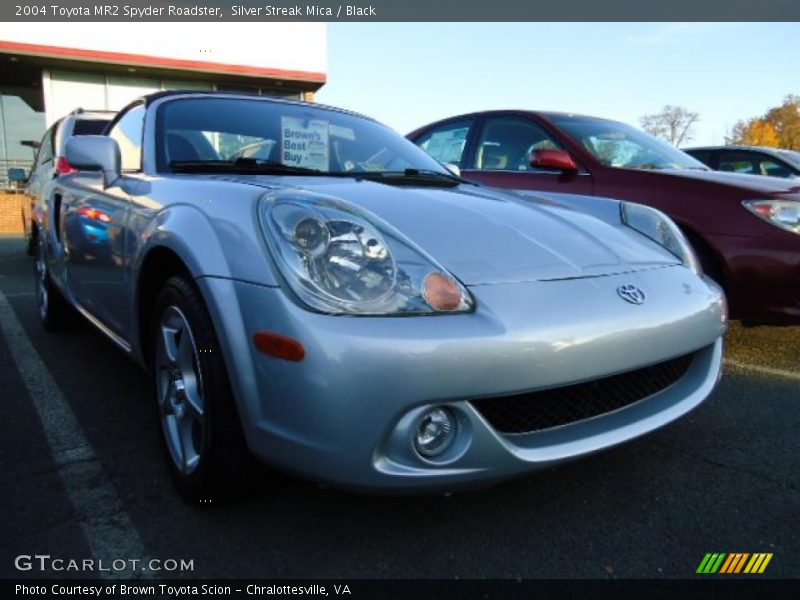 Silver Streak Mica / Black 2004 Toyota MR2 Spyder Roadster