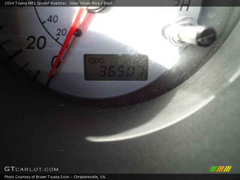 Silver Streak Mica / Black 2004 Toyota MR2 Spyder Roadster