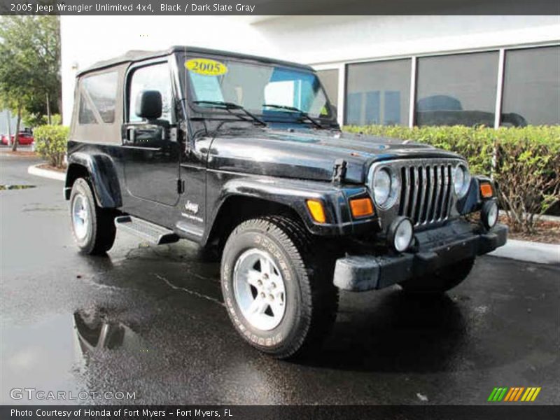 Black / Dark Slate Gray 2005 Jeep Wrangler Unlimited 4x4