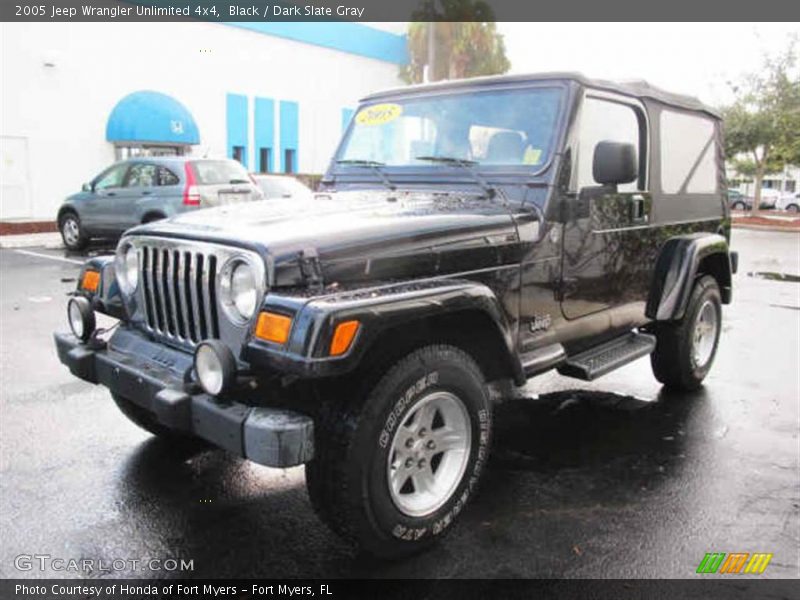 Black / Dark Slate Gray 2005 Jeep Wrangler Unlimited 4x4