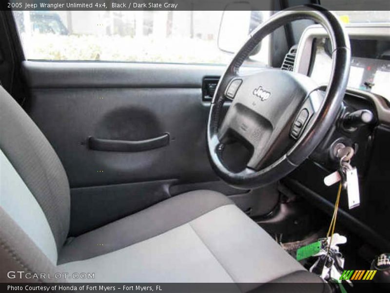 Black / Dark Slate Gray 2005 Jeep Wrangler Unlimited 4x4