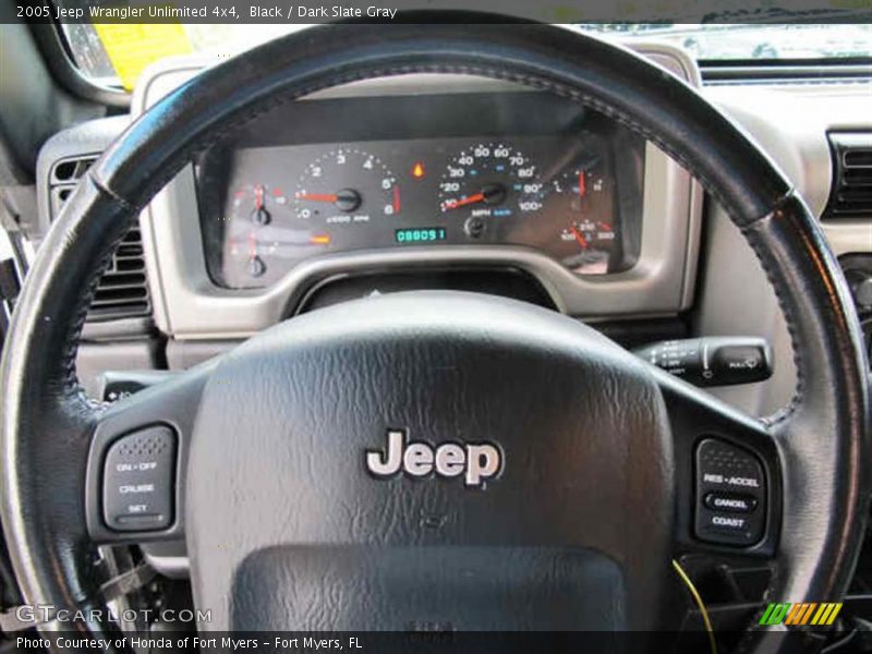 Black / Dark Slate Gray 2005 Jeep Wrangler Unlimited 4x4
