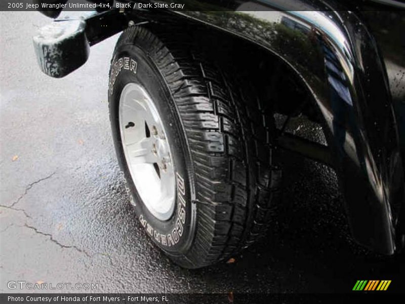 Black / Dark Slate Gray 2005 Jeep Wrangler Unlimited 4x4