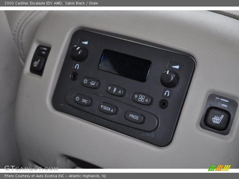Sable Black / Shale 2003 Cadillac Escalade ESV AWD