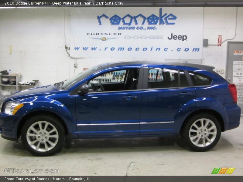 Deep Water Blue Pearl / Dark Slate Gray 2010 Dodge Caliber R/T