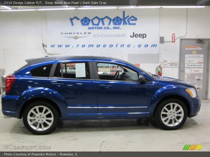 Deep Water Blue Pearl / Dark Slate Gray 2010 Dodge Caliber R/T
