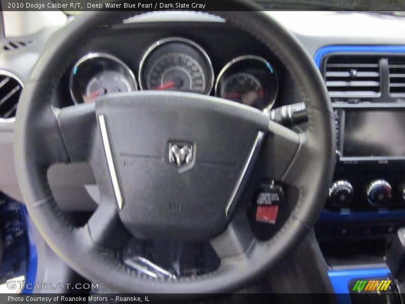 Deep Water Blue Pearl / Dark Slate Gray 2010 Dodge Caliber R/T