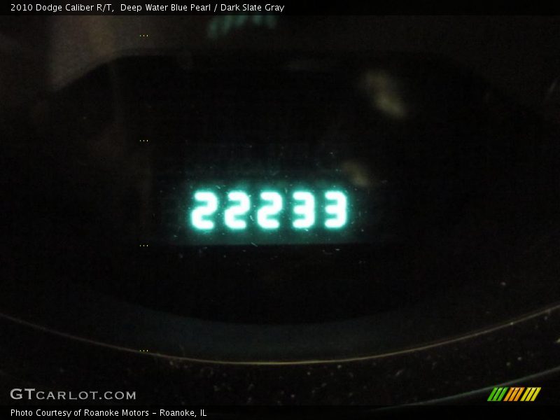 Deep Water Blue Pearl / Dark Slate Gray 2010 Dodge Caliber R/T