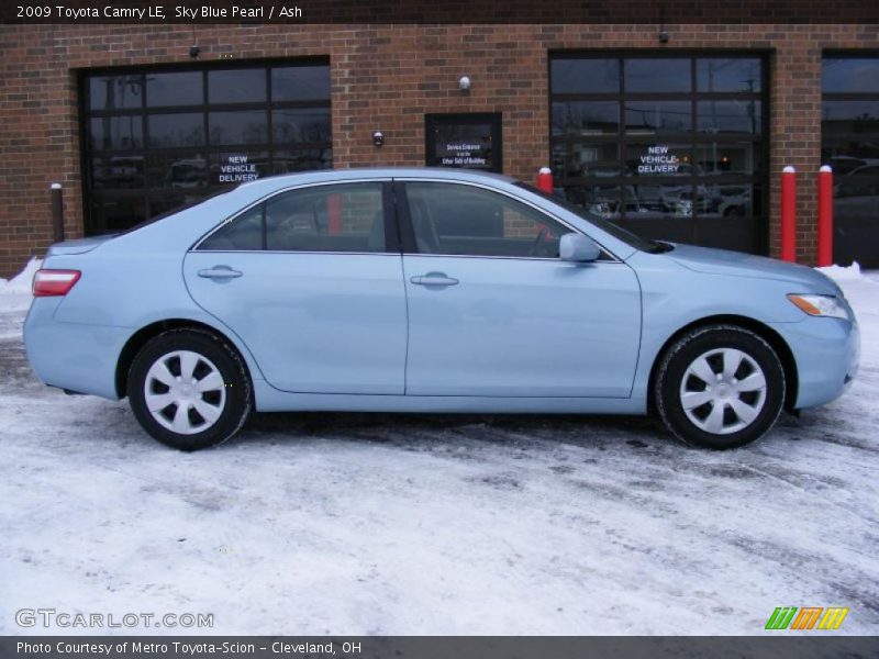 Sky Blue Pearl / Ash 2009 Toyota Camry LE