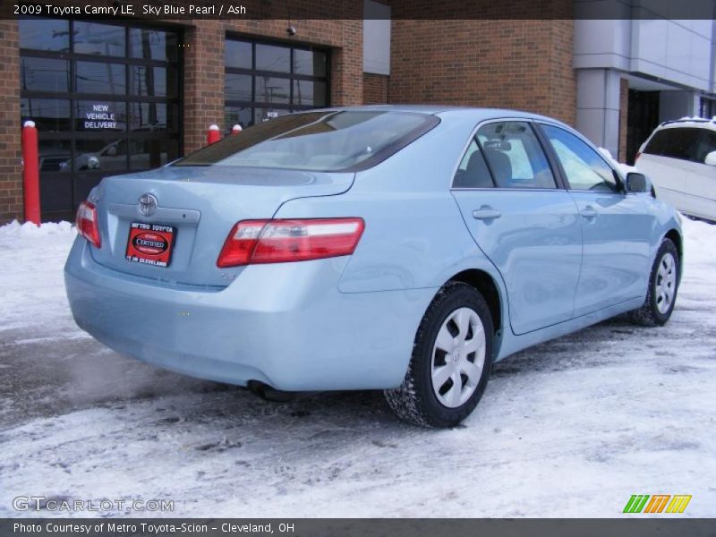 Sky Blue Pearl / Ash 2009 Toyota Camry LE