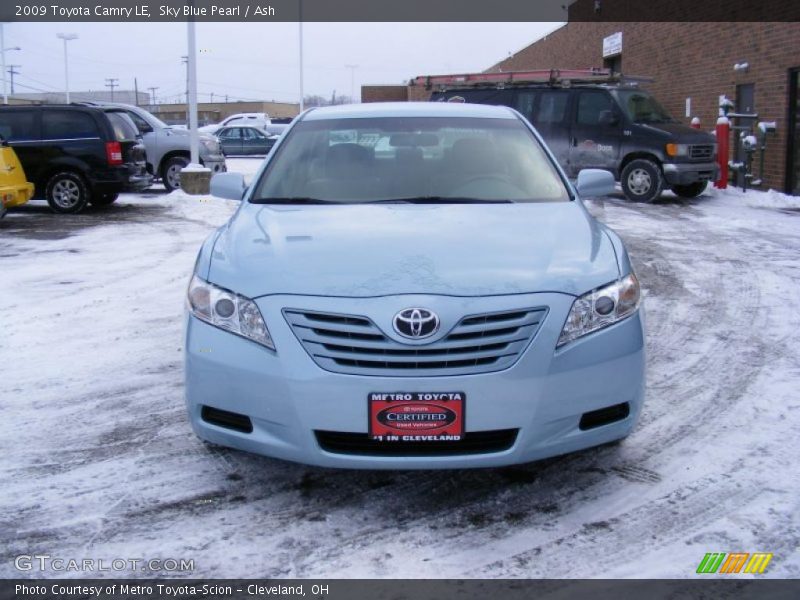 Sky Blue Pearl / Ash 2009 Toyota Camry LE