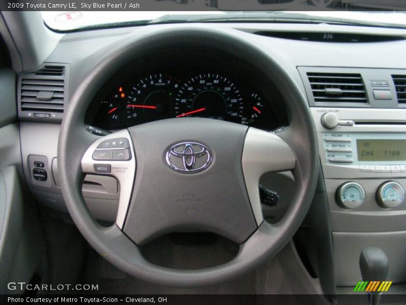 Sky Blue Pearl / Ash 2009 Toyota Camry LE