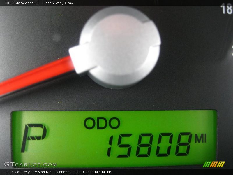 Clear Silver / Gray 2010 Kia Sedona LX