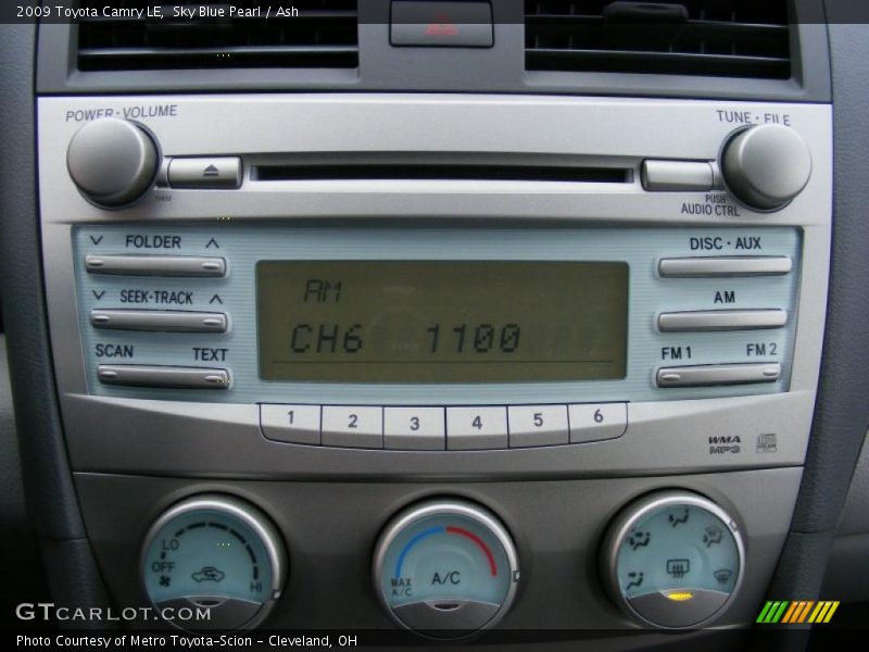 Sky Blue Pearl / Ash 2009 Toyota Camry LE