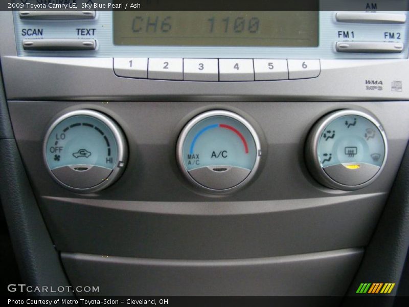 Sky Blue Pearl / Ash 2009 Toyota Camry LE