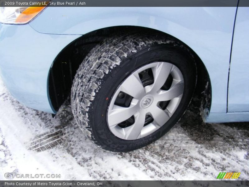 Sky Blue Pearl / Ash 2009 Toyota Camry LE