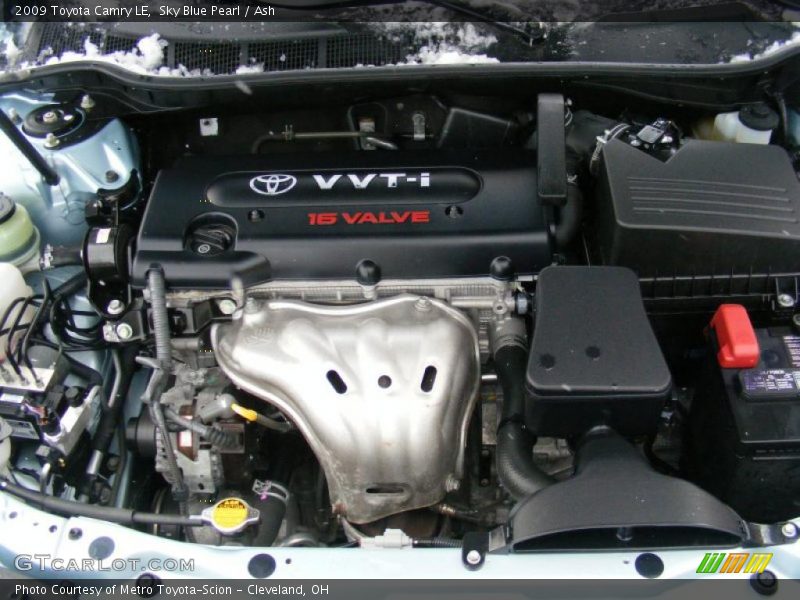 Sky Blue Pearl / Ash 2009 Toyota Camry LE