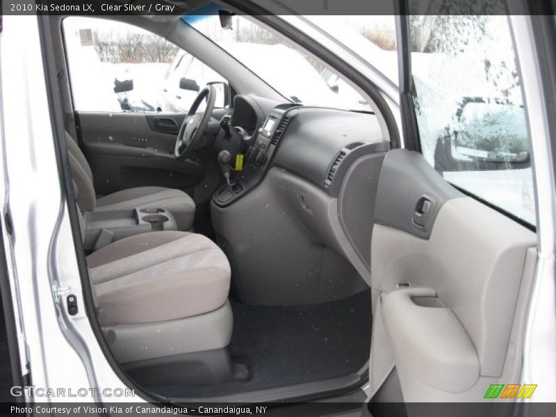 Clear Silver / Gray 2010 Kia Sedona LX