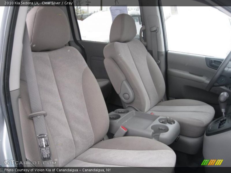 Clear Silver / Gray 2010 Kia Sedona LX