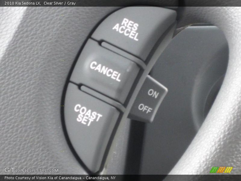 Clear Silver / Gray 2010 Kia Sedona LX