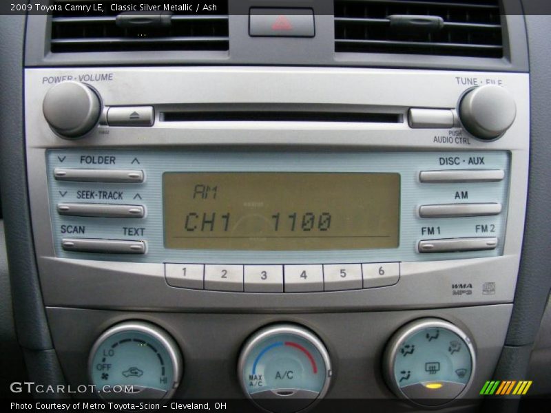 Classic Silver Metallic / Ash 2009 Toyota Camry LE