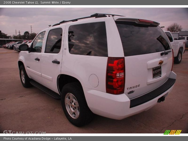 Summit White / Ebony 2008 Chevrolet Tahoe LS