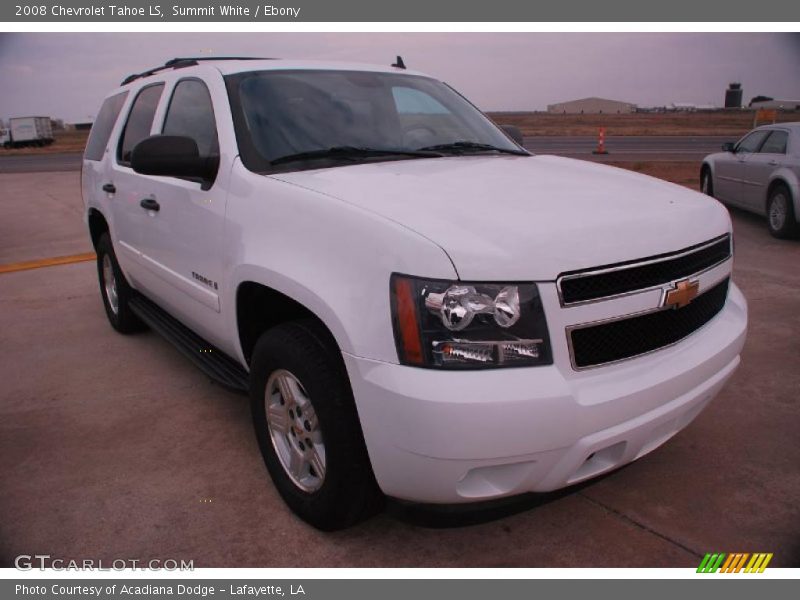 Summit White / Ebony 2008 Chevrolet Tahoe LS