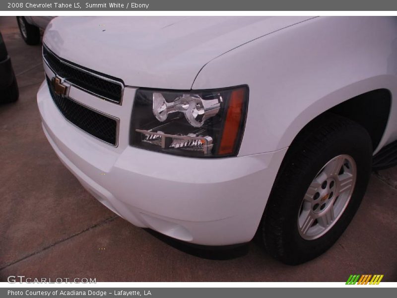 Summit White / Ebony 2008 Chevrolet Tahoe LS