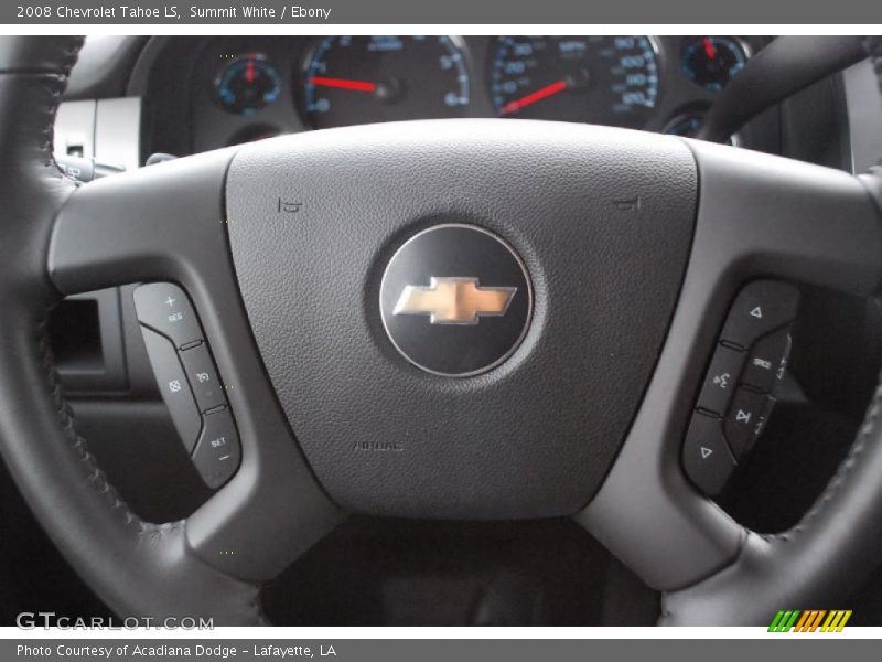 Summit White / Ebony 2008 Chevrolet Tahoe LS