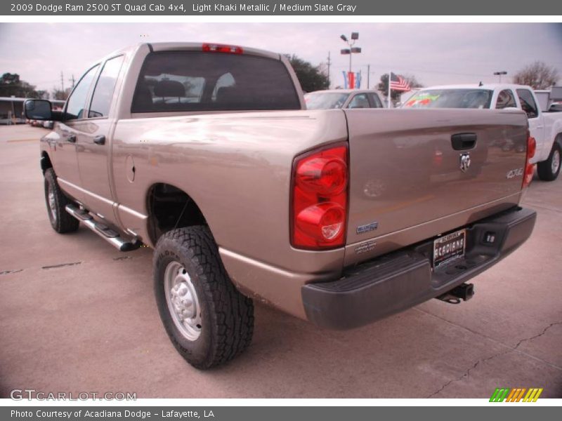 Light Khaki Metallic / Medium Slate Gray 2009 Dodge Ram 2500 ST Quad Cab 4x4